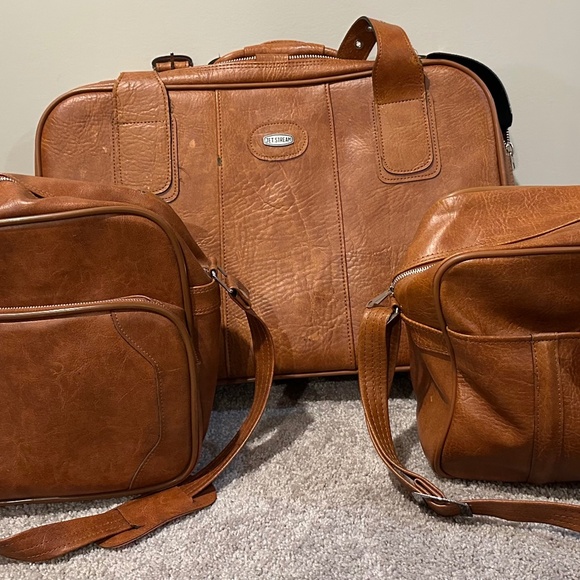 Vintage 3 Piece Luggage Set - Picture 1 of 7